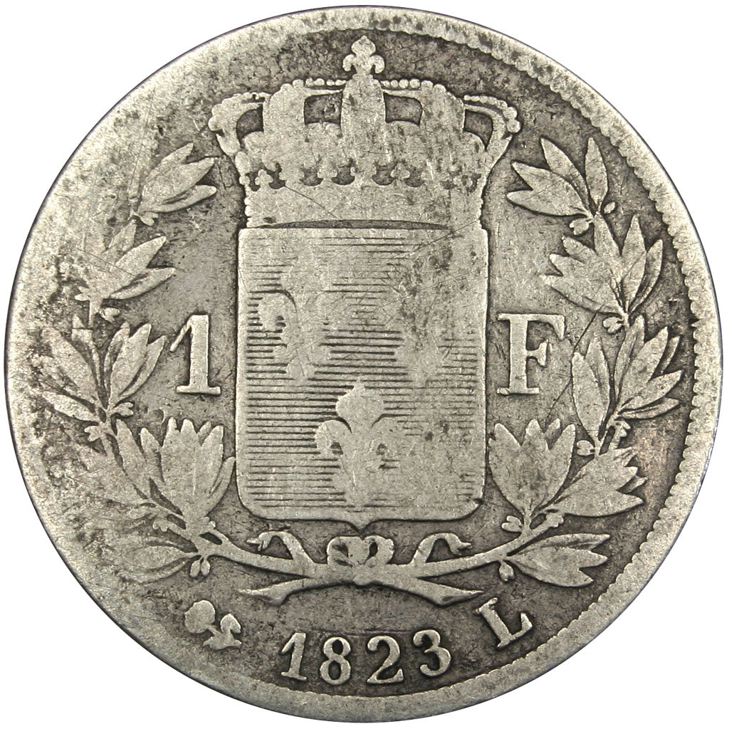 Louis XVIII, 1 Franc