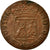 Moneta, Holandia, GELDERLAND, Duit, 1786, AU(50-53), Miedź, KM:105