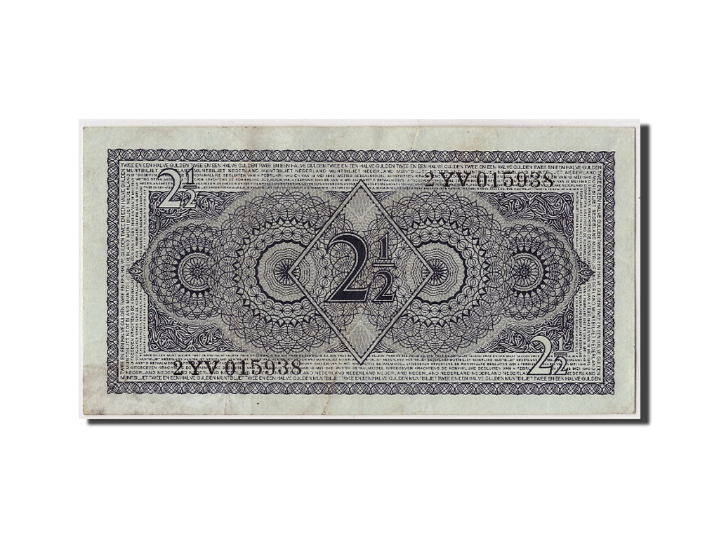 Banknote, Netherlands, 2 1/2 Gulden, 1949, 1949-08-08, AU(55-58)