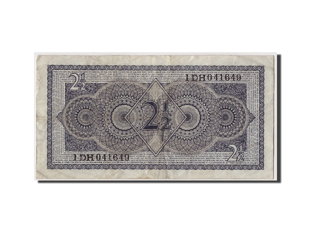Banknote, Netherlands, 2 1/2 Gulden, 1949, 1949-08-08, EF(40-45)