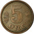 Monnaie, Danemark, Christian X, 5 Öre, 1914, TTB+, Bronze, KM:814.1