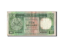Hong Kong, 10 Dollars, 1989, KM #191c, 1989-01-01, VF(30-35), WT544582