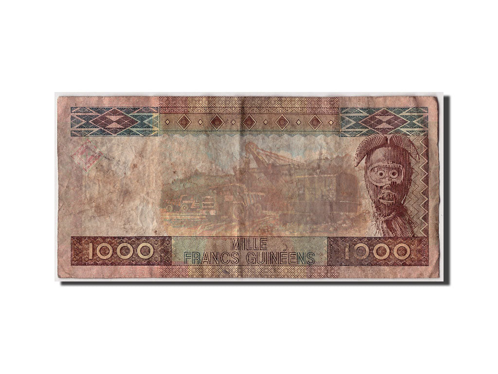 Guinea, 1000 Francs, 2006, KM #40, VG(8-10), GM310797
