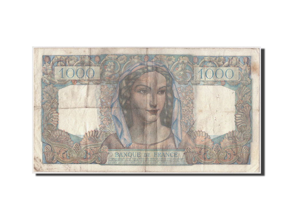 Banknot, Francja, 1000 Francs, Minerve et Hercule, 1948, 1948-03-11, VF(30-35)