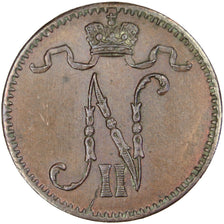 FINLAND, Penni, 1900, KM #13, MS(60-62), Copper, 15, 1.29