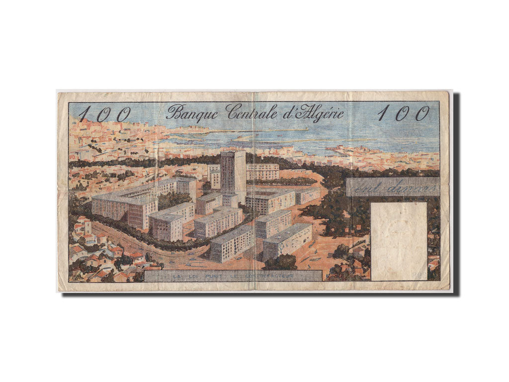 Algérie, 100 Dinars type 1964