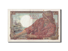 Banknot, Francja, 20 Francs, Pêcheur, 1942, 1942-11-05, AU(55-58)