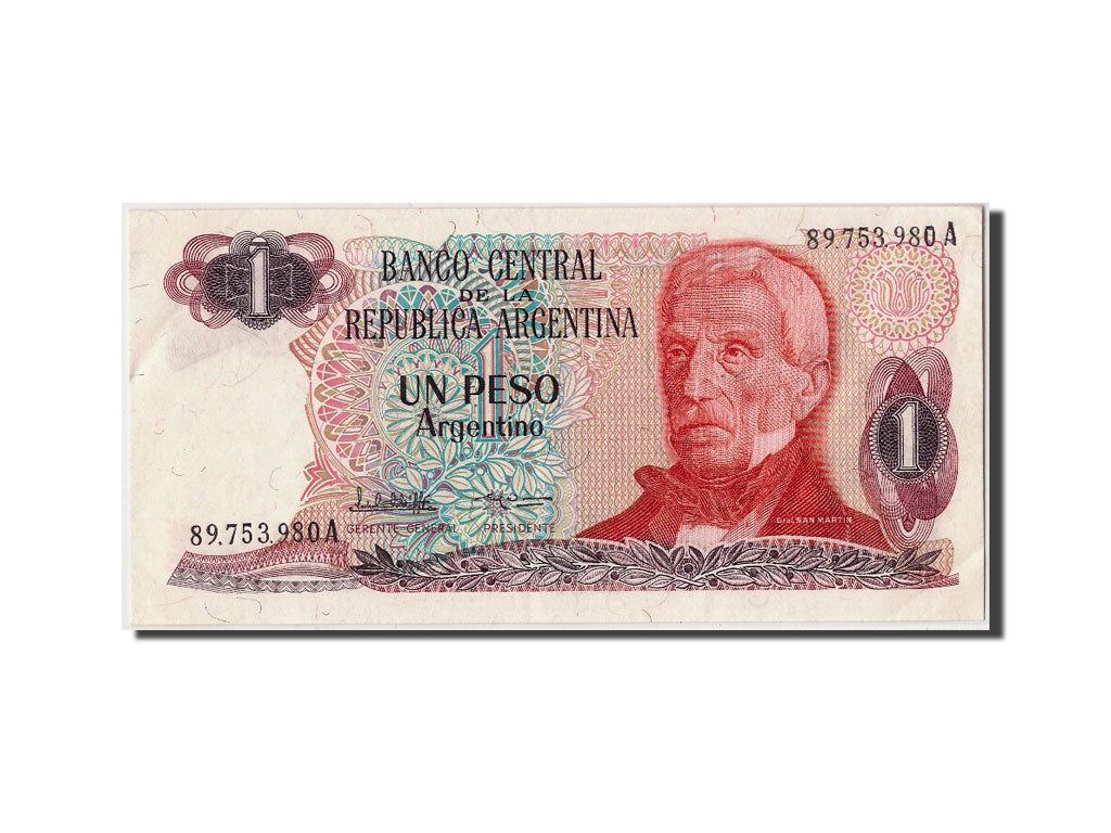 Billete, 1 Peso Argentino, Argentina, EBC