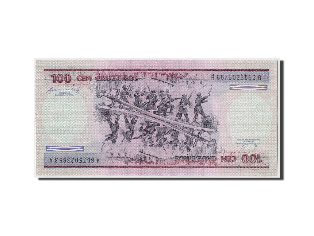 Banknote, Brazil, 100 Cruzeiros, UNC(65-70)