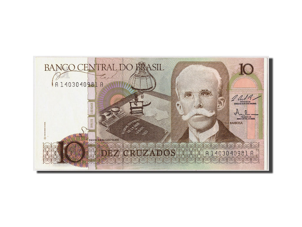 Banknote, Brazil, 10 Cruzados, UNC(63)