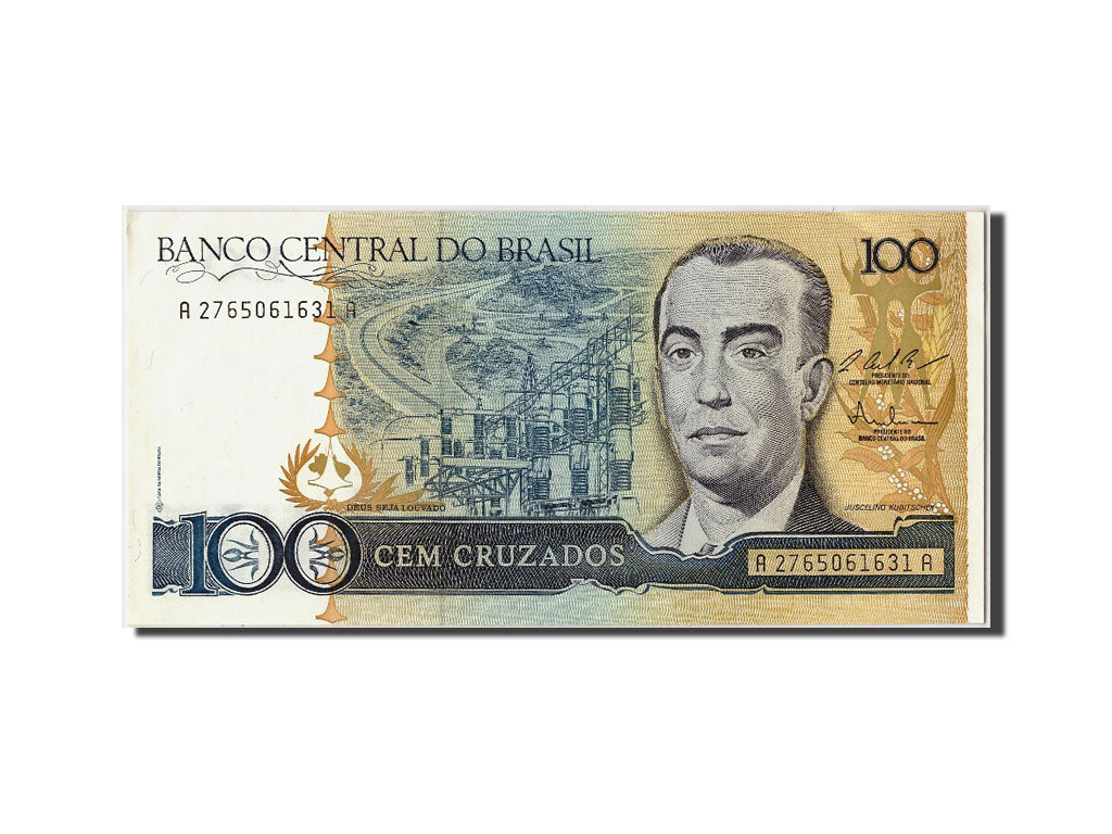 Banknote, Brazil, 100 Cruzados, UNC(63)