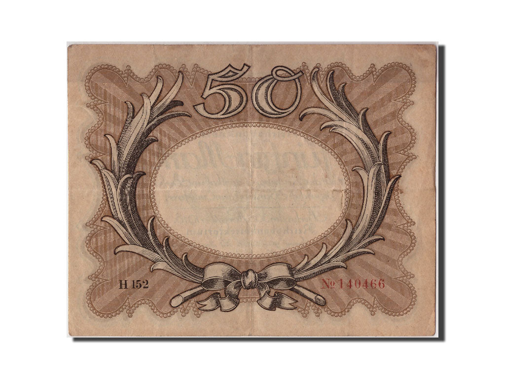 Banknote, Germany, 50 Mark, 1918, 1918-11-30, EF(40-45)