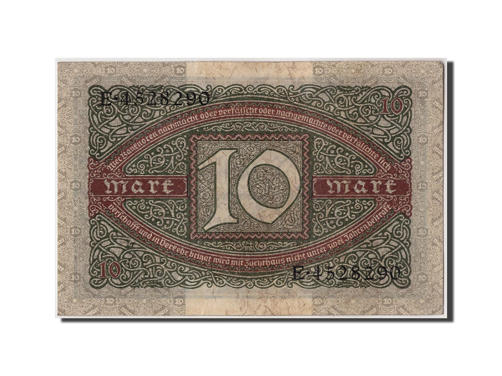 Banknote, Germany, 10 Mark, 1920, 1920-02-06, AU(55-58)