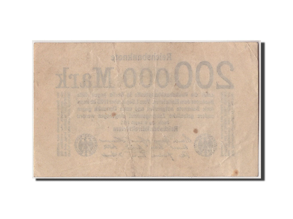 Geldschein, Deutschland, 200,000 Mark, 1923, SS