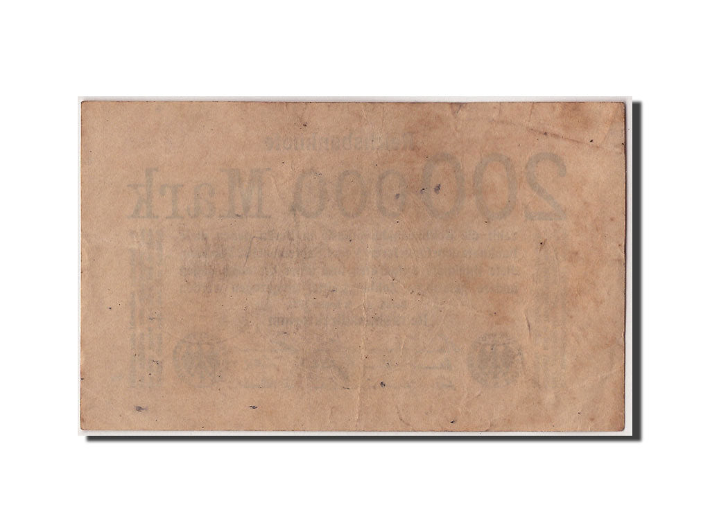 Billete, 200,000 Mark, 1923, Alemania, BC+
