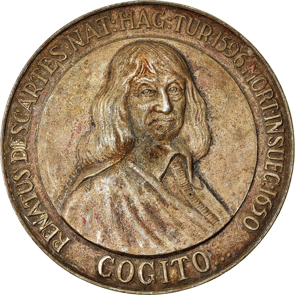France, Medal, Philosophie, René Descartes, Sciences & Technologies, Torcheux