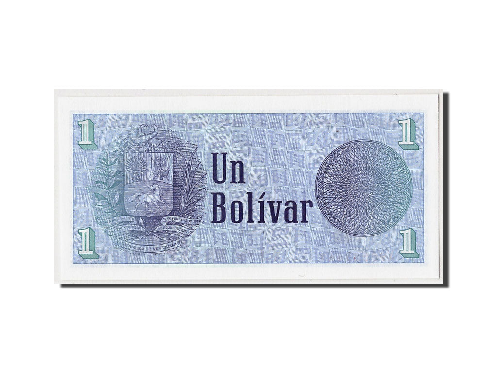 Banknote, Venezuela, 1 Bolivar, 1989, 1989-10-05, UNC(65-70)