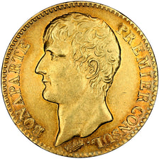 FRANCE, Napoléon I, 40 Francs, 1804, Paris, KM #652, AU(55-58), Gold, Gadoury #.