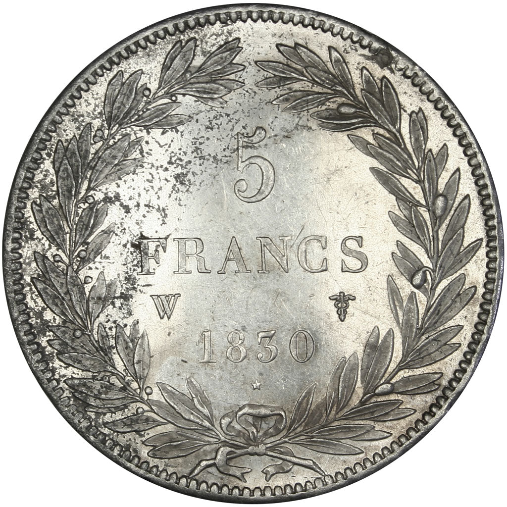 Francia, Louis-Philippe, 5 Francs, 1830, Lille, SPL-, Argento, Gadoury:675