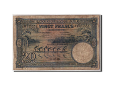 Banknote, Belgian Congo, 20 Francs, 1949, 1950-05-18, VF(20-25)