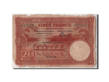 Banknote, Belgian Congo, 20 Francs, 1943, 1943-03-10, F(12-15)