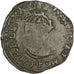 Moneda, Francia, Double Tournois, 1593, Dijon, BC+, Cobre, CGKL:146