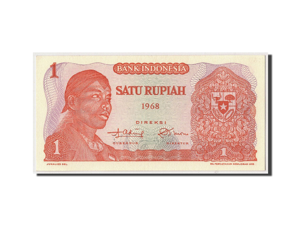 Billet, Indonésie, 1 Rupiah, 1968, NEUF
