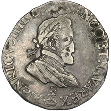 FRANCE, Demi Franc, 1605, Rouen, EF(40-45), Silver, Sombart #4808, 7.03