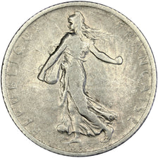 FRANCE, Semeuse, Franc, 1900, Paris, KM #844.1, F(12-15), Silver, 23, Gadoury...