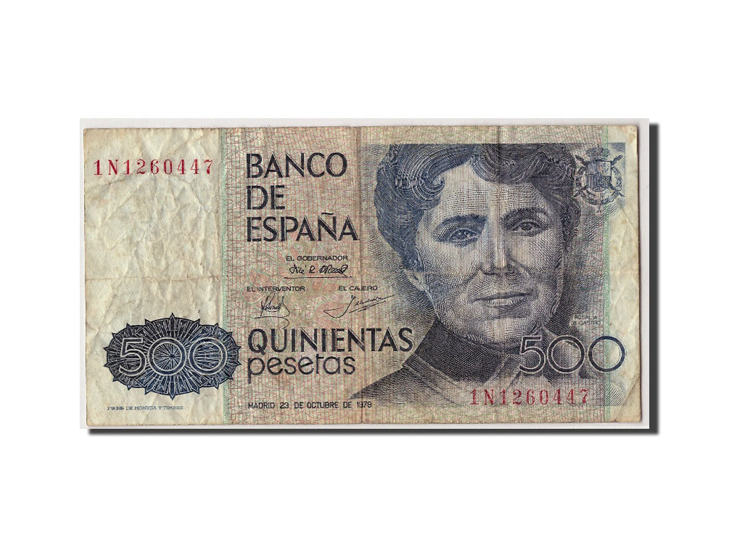Spagna, 500 Pesetas, 1979, 1979-10-23, B