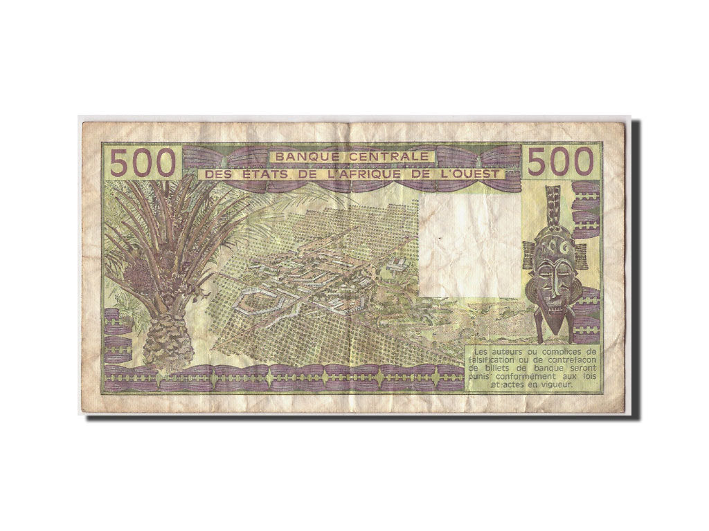 Stati dell'Africa occidentale, 500 Francs, 1989, MB