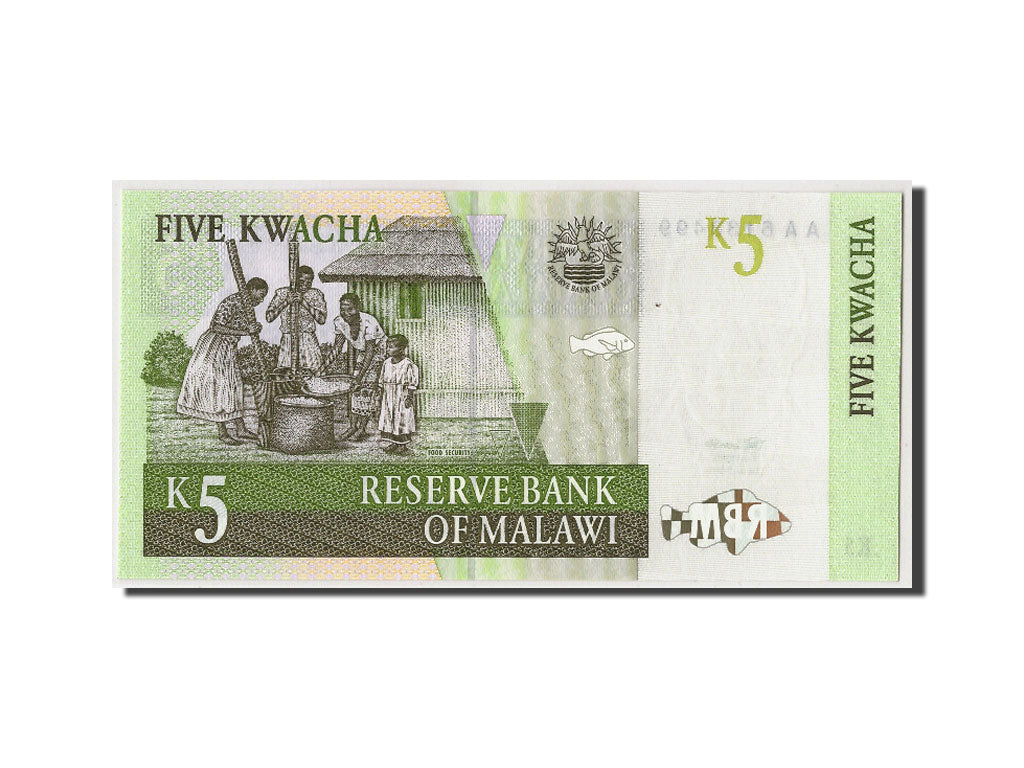 Banknote, Malawi, 5 Kwacha, 1997, 1997-07-01, UNC(65-70)