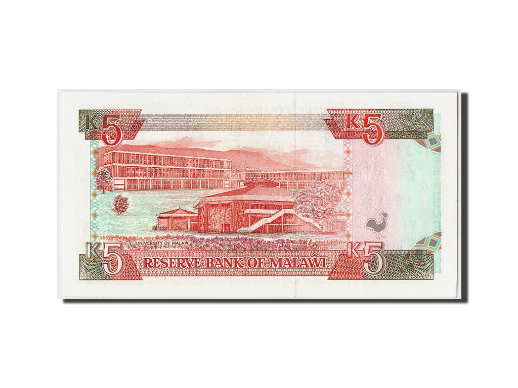 Banconote, Malawi, 5 Kwacha, 1990, 1990-12-01, FDS