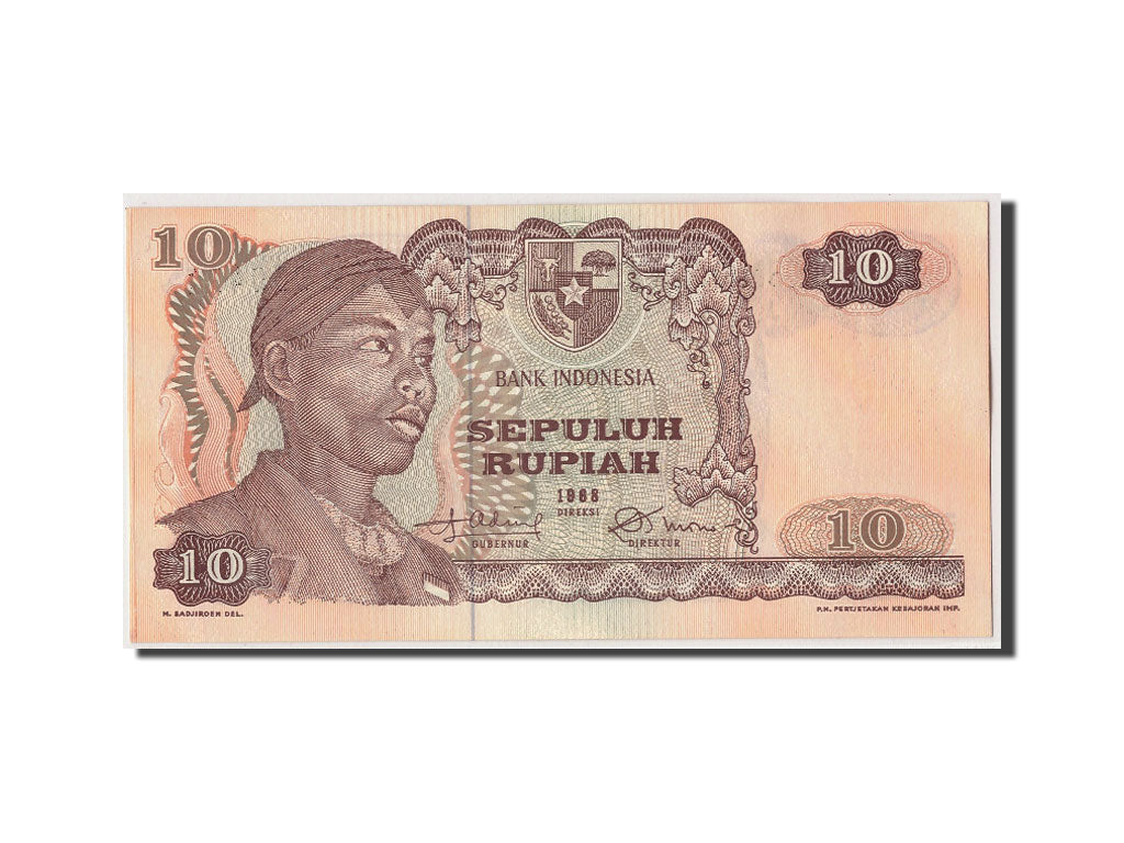 Indonesia, 10 Rupiah, 1968, KM #105a, UNC(65-70), XSM050475