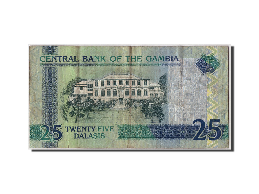 Banconote, Gambia, 25 Dalasis, MB+
