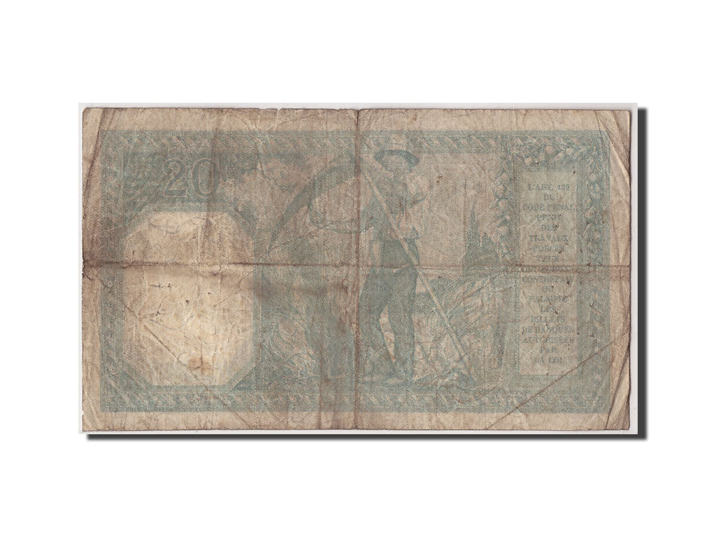 France, 20 Francs, 20 F 1916-1919 ''Bayard'', 1917, KM #74, 1917-09-17,...