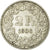 Moneta, Szwajcaria, 2 Francs, 1906, Bern, AU(50-53), Srebro, KM:21