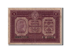 Italy, 1 Lira, 1918, 1918-01-02, VF(30-35)