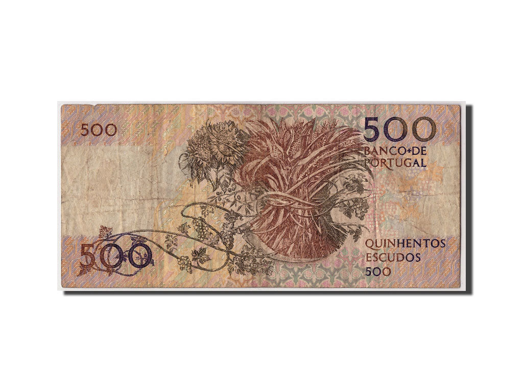 Banknote, Portugal, 500 Escudos, 1987, 1987-11-20, F(12-15)