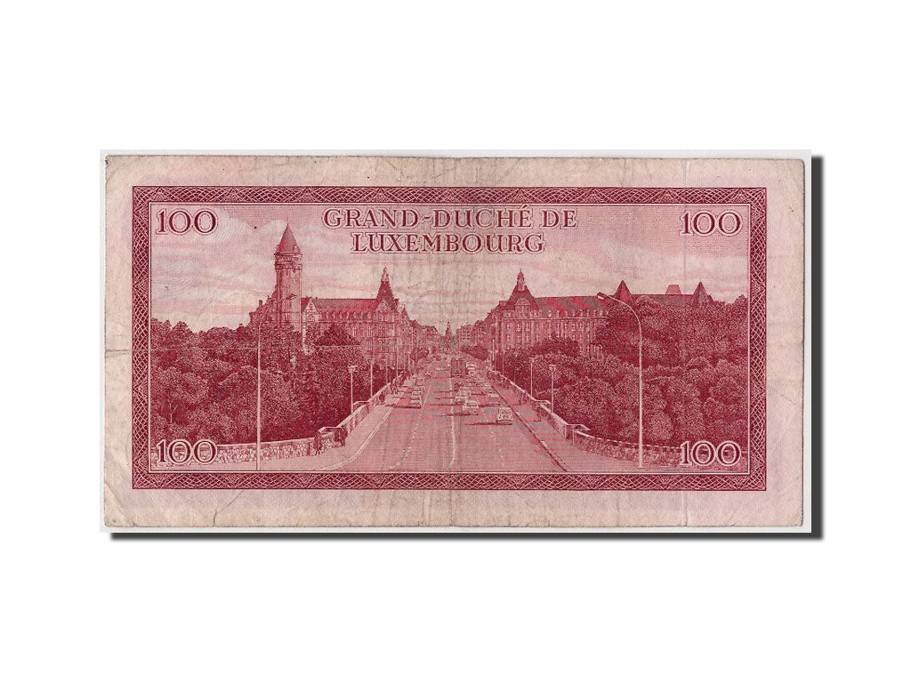 Luxembourg, 100 Francs, 1970, KM #56a, 1970-07-15, VF(30-35), C803773