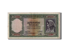 Banknote, Greece, 1000 Drachmai, 1939, 1939-01-01, VF(30-35)