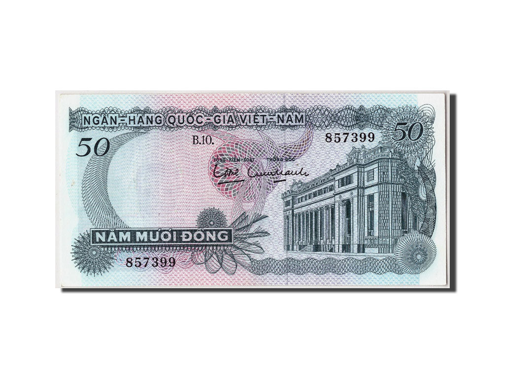 Banknote, South Viet Nam, 50 D<ox>ng, UNC(63)