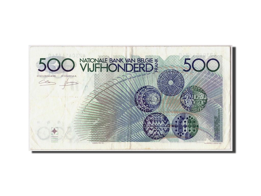 Billet, Belgique, 500 Francs, TTB