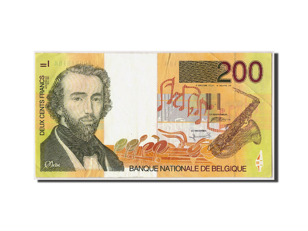 Belgium, 200 Francs, KM #148, AU(50-53), 32300246184