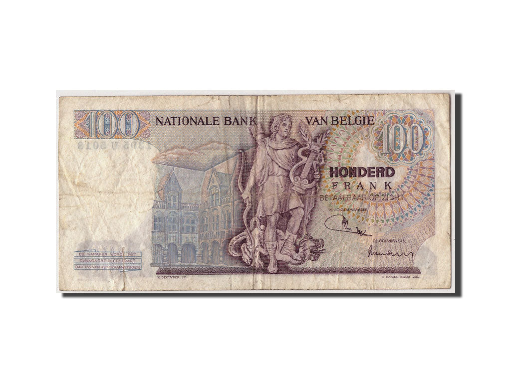 Banknote, Belgium, 100 Francs, 1971, 1971-05-28, F(12-15)