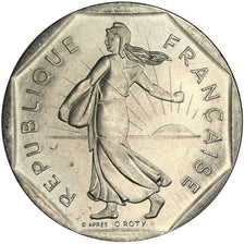 FRANCE, Semeuse, 2 Francs, 1991, KM #942.1, MS(60-62), Nickel, 26.5, Gadoury...