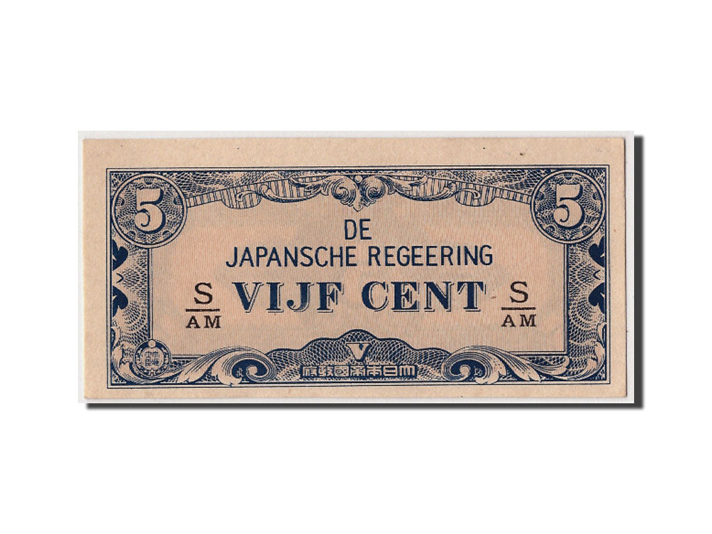 Netherlands Indies, 5 Cents, KM #120c, UNC(65-70), S/AM