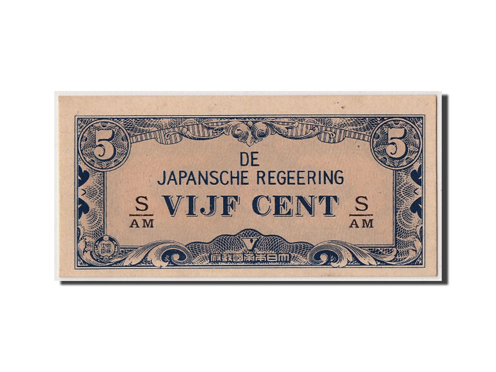 Netherlands Indies, 5 Cents, KM #120c, UNC(65-70), S/AM