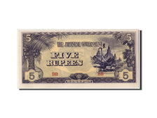 Billete, 5 Rupees, Birmania, SC