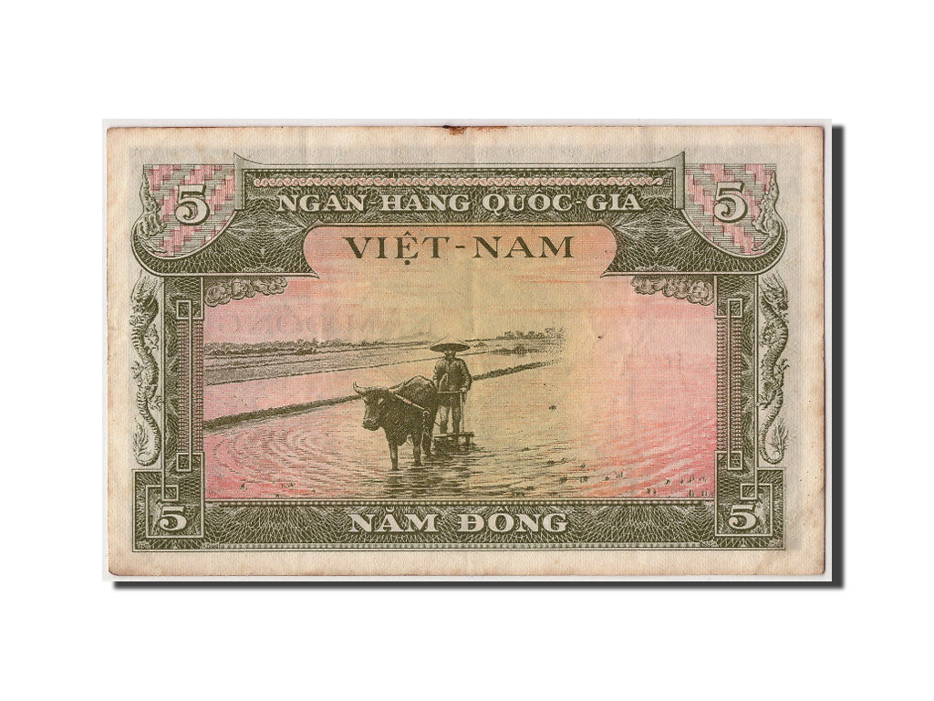 Banknote, South Viet Nam, 5 D<ox>ng, VF(30-35)